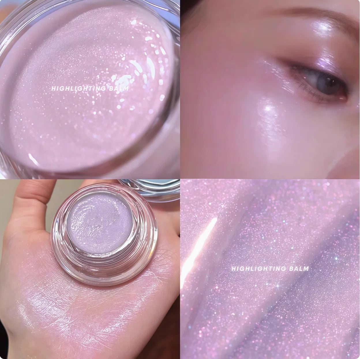 JUDYDOLL Highlighter Balm Luminous Highlighting Mint Lilac Refreshing Zpaxo