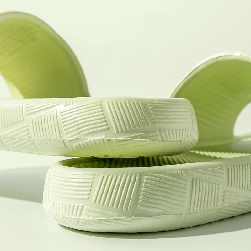 Soft Home Slippers Couple Summer Indoor Skid Proof Bathroom Sandals