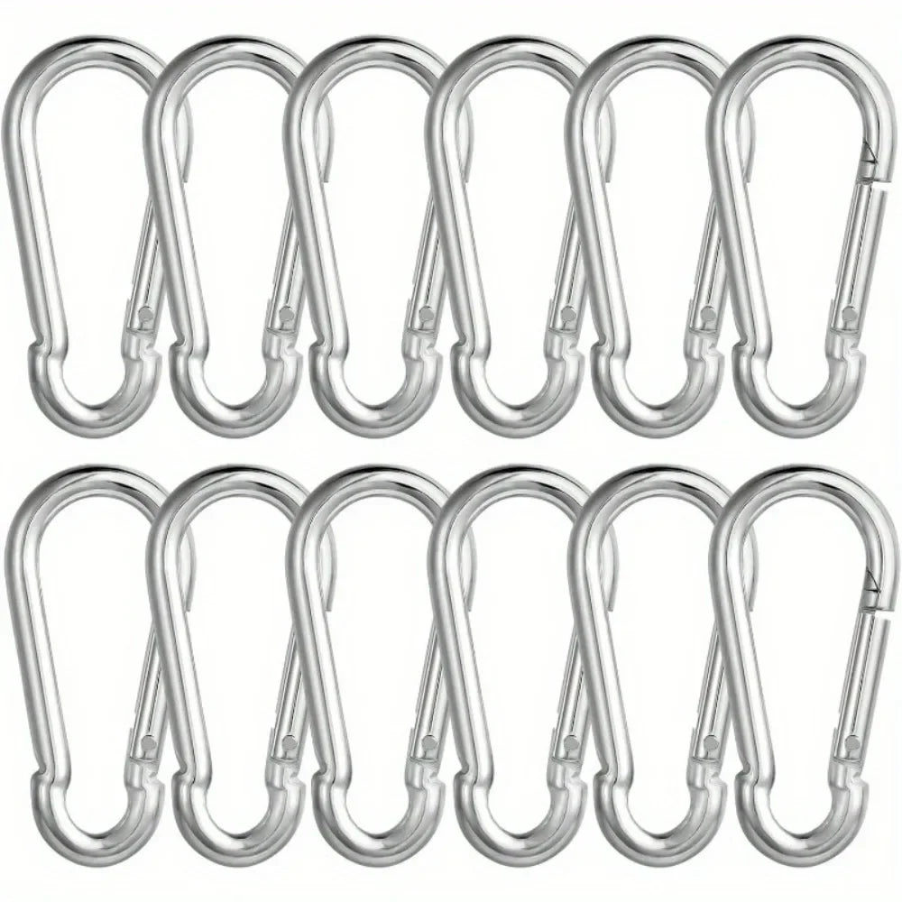 Stainless Steel Carabiner 6x60mm Load Capacity Rust-resistant