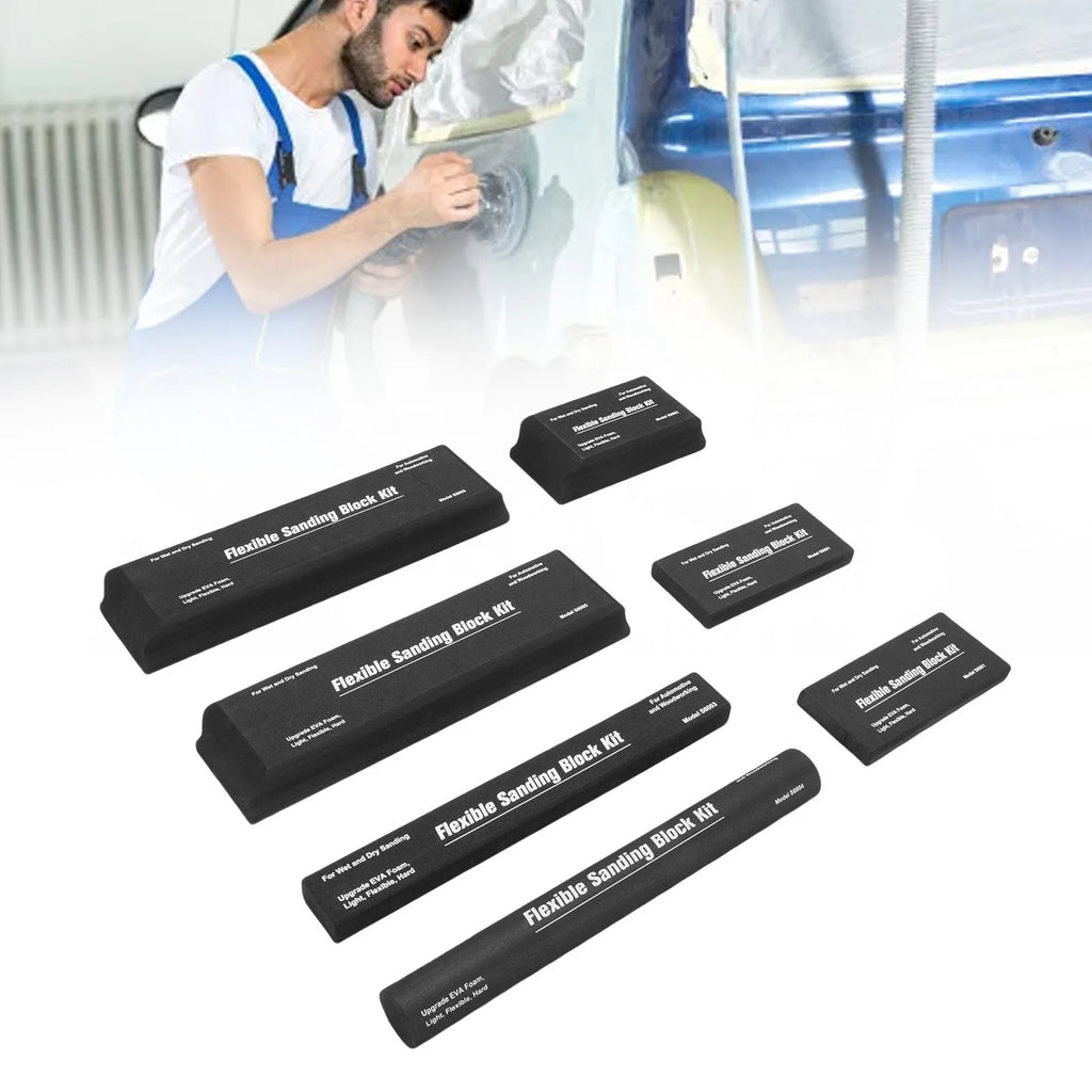 Sanding Block Papers EVA Accurate Control Comfortable Grip Flexible