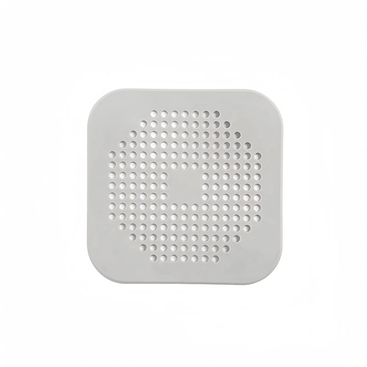 Silicone Shower Drain Hair Catcher Sink Strainer Floor Mat Water Zpaxo gray 3pcs