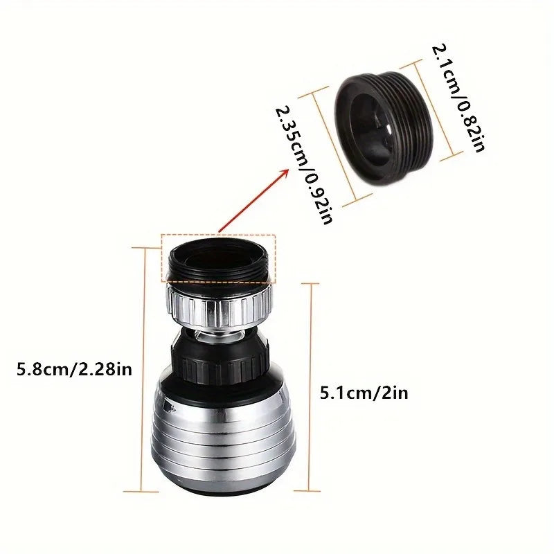 360 Rotating Water Saving Faucet Aerator Kitchen Diffuser Nozzle