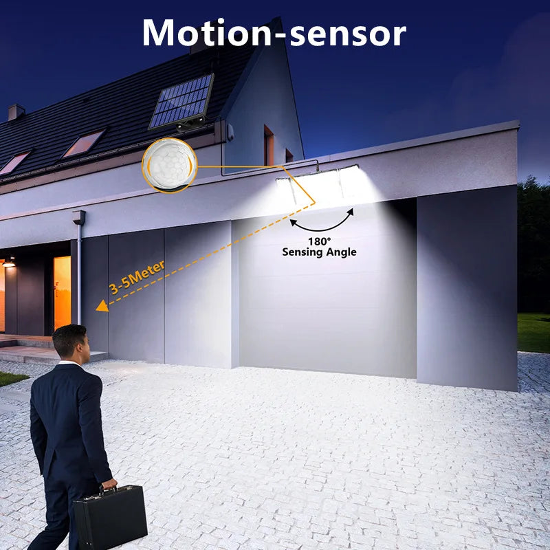 Solar 234LED Lights Motion Sensor Bright Garden Lamp Outdoor Lighting Zpaxo