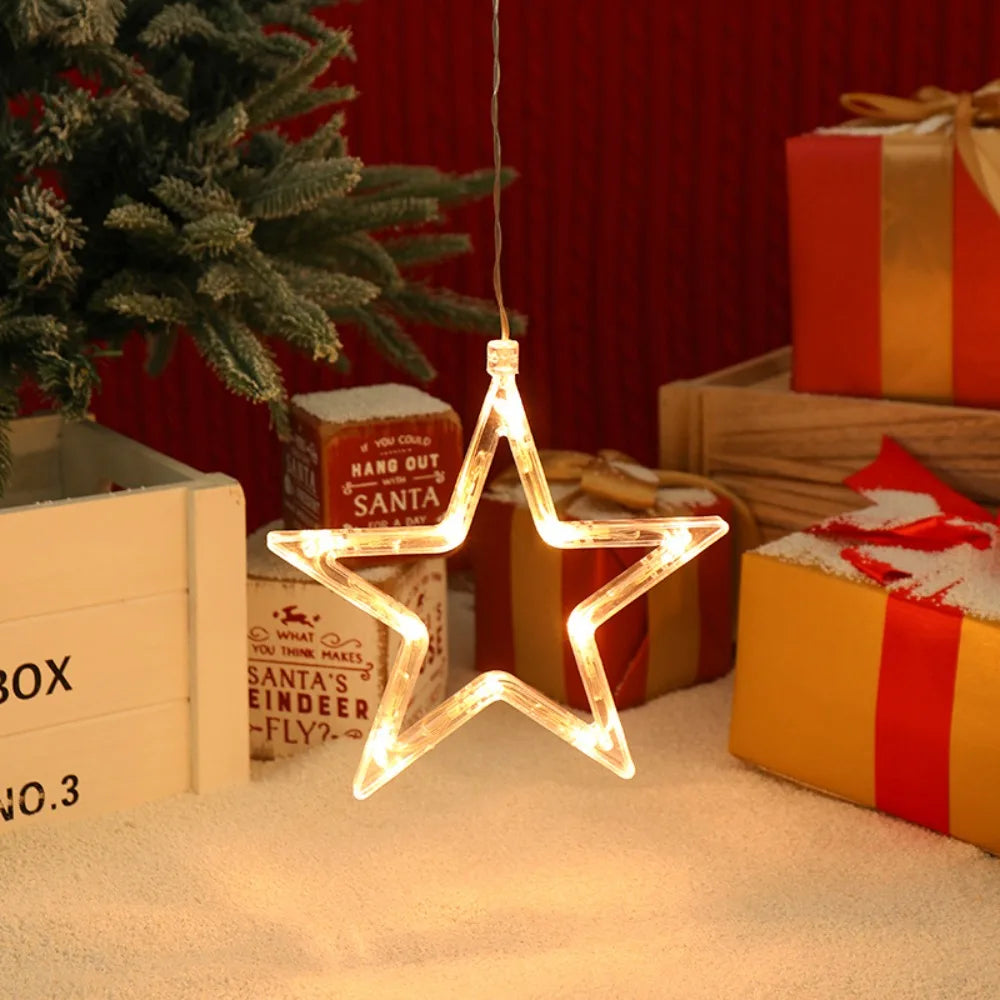 Christmas Snowflake LED Window Light with Suction Cup | Xmas Decor Christmas Window Light Zpaxo Style1