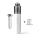 Portable Mini Car Vacuum Cleaner Handheld Auto Dust Remover Rechargeable Cordless Desktop Vacuum Cleaner Living Room Zpaxo White Plastic Filter
