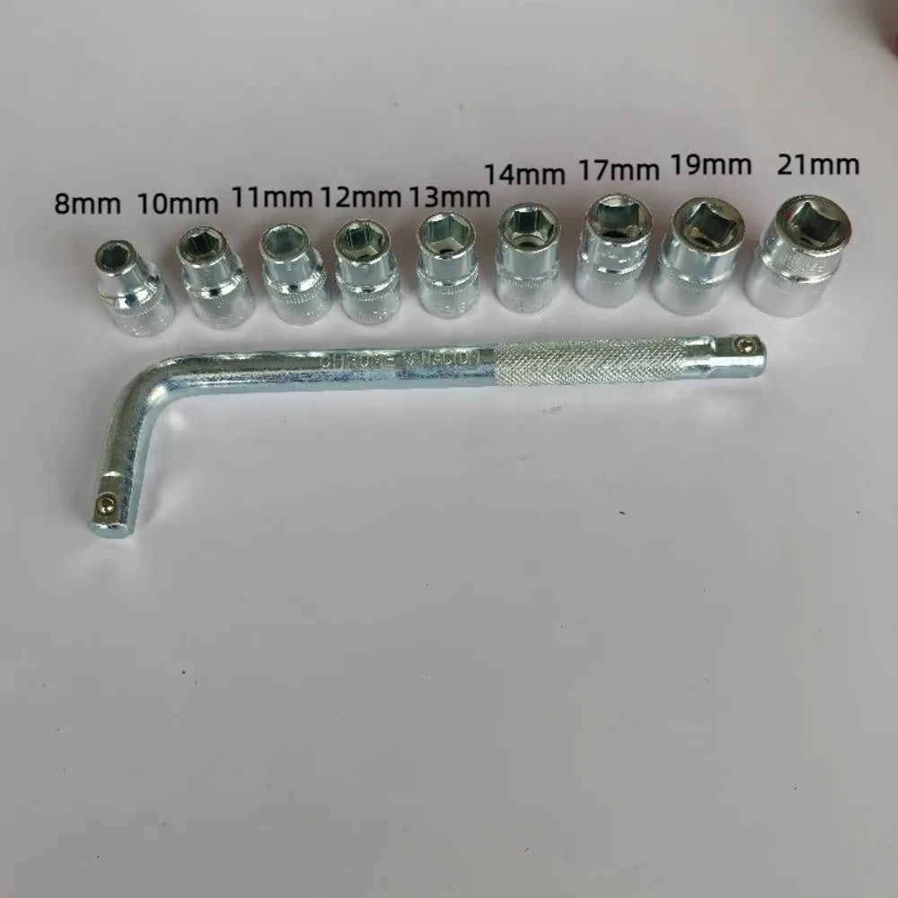 Lug Nut Wrench Hexagon Socket Change Pry Bar Removal Tool Repairing Zpaxo