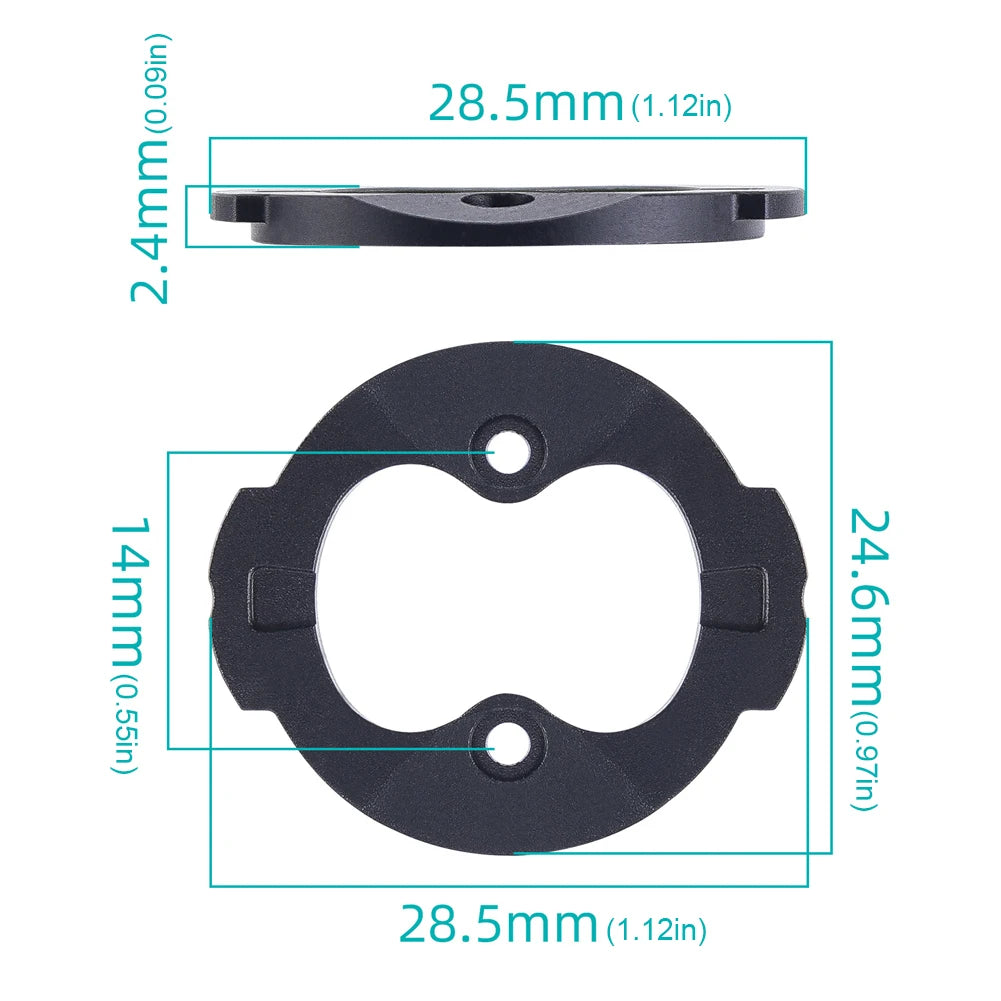 Bike Stopwatch Holder Base Male Seat Repair Parts Screws Computer