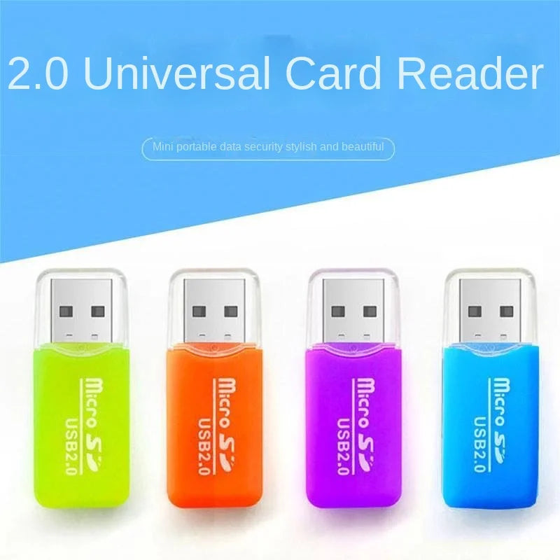 Mini USB 2 0 Portable Memory Card Reader Adapter SD TF T-flash Laptop Zpaxo