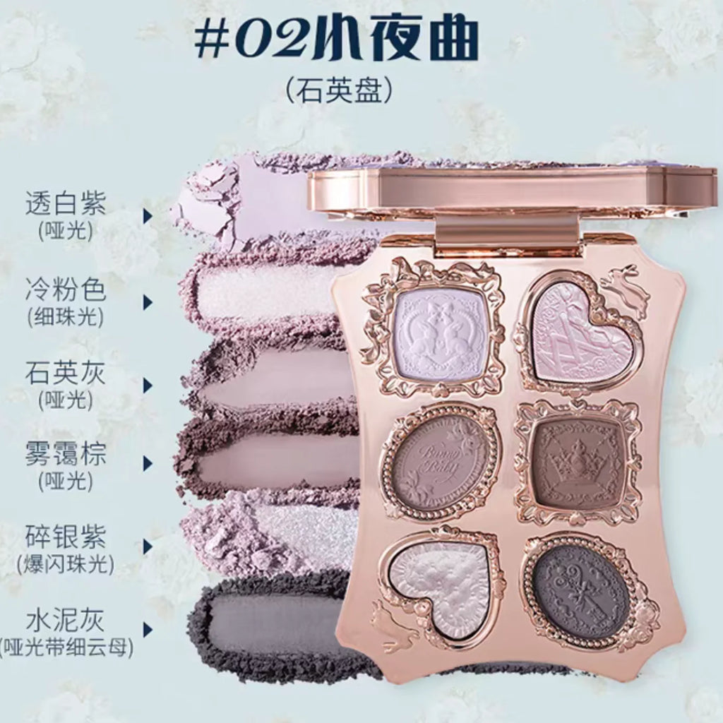Flower Knows Eyeshadow Palette Bunny Garden Collection 6-color Rabbit Zpaxo