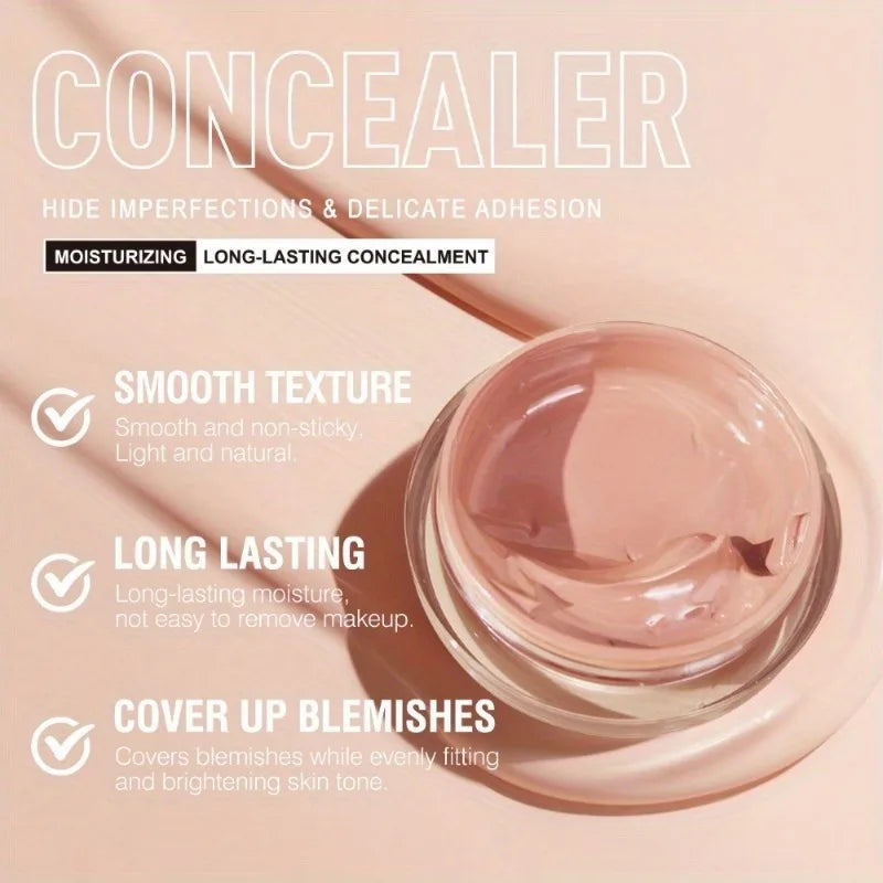 Moisturizing Concealer Cream Full Cover Acne Mark Dark Circles Contour Concealer Makeup Palette Waterproof Lasting Face Makeup Zpaxo