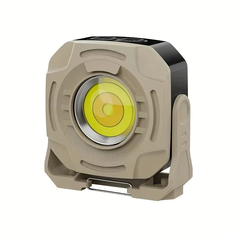 POCKETMAN Mini COB Keychain Flashlight – 6 Modes USB Rechargeable