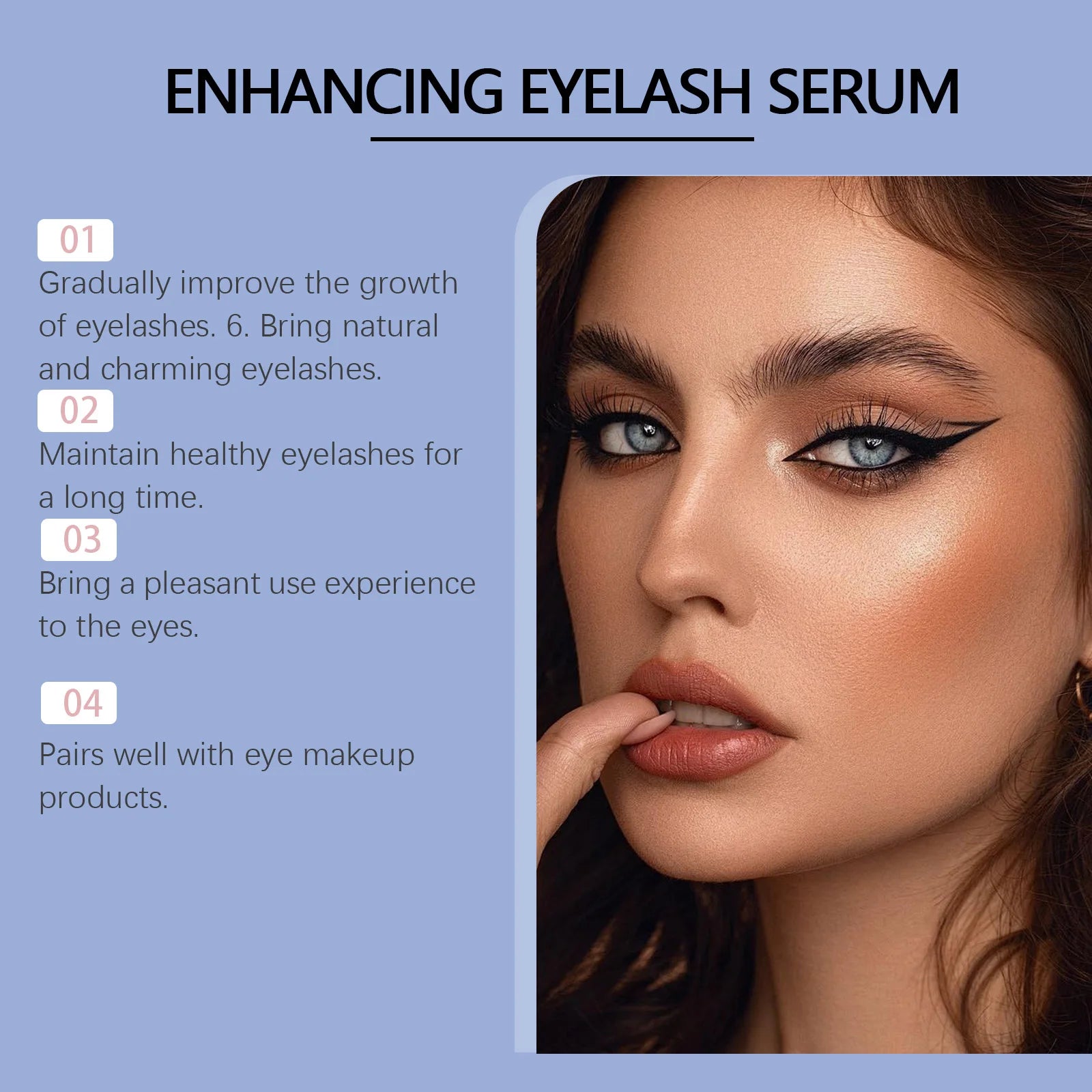 Eyelash Growth Serum – Lengthen & Thicken Lashes with Vitamin E Eyelash Growth Serum Zpaxo