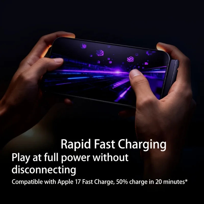 MFI Certified Side-folding Stand Type-c Lightning Cable Suitable