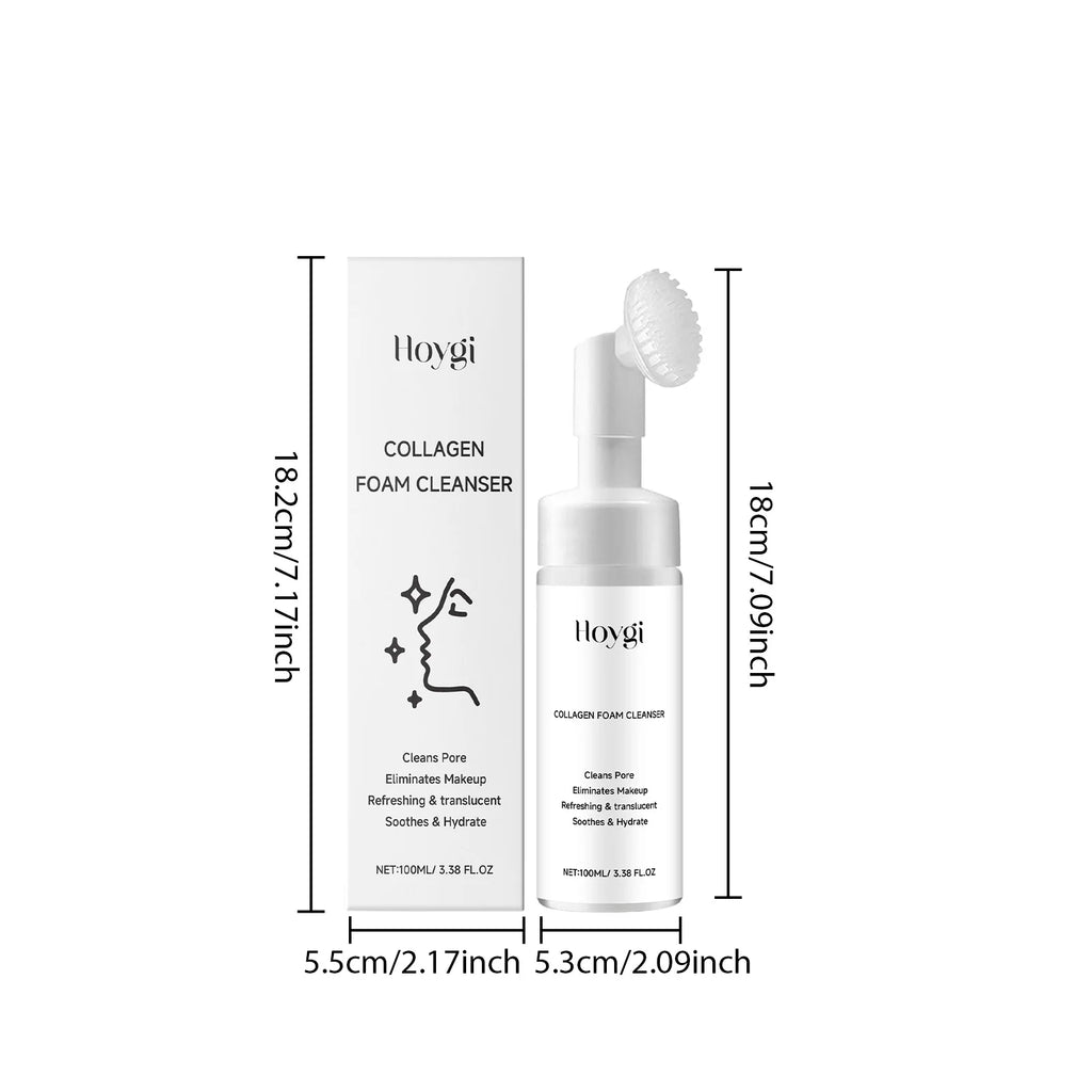 Hoygi Collagen Foam Facial Cleanser – Deep Clean & Moisturizing Foam Facial Cleanser Zpaxo