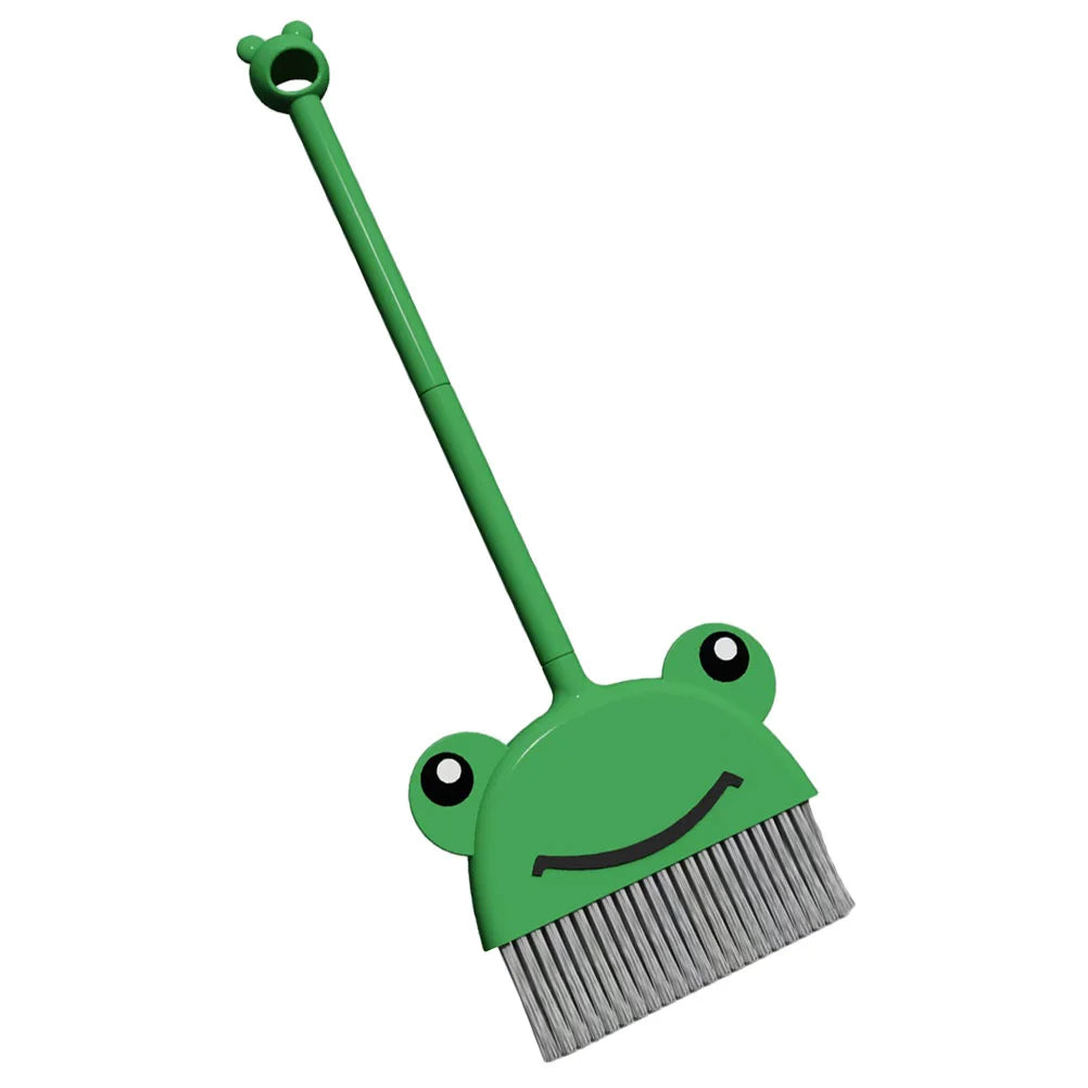 Kids Broom Toy – Toddler Educational Sweeping Tool Frog Design Kids Cleaning Toy Zpaxo As Shown