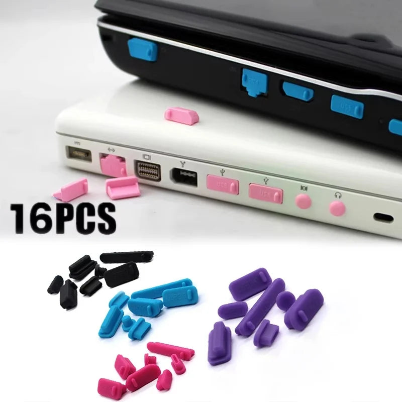 Silicone Notebook Anti Dust Plug Cover Stopper C Laptops Dustproof Zpaxo