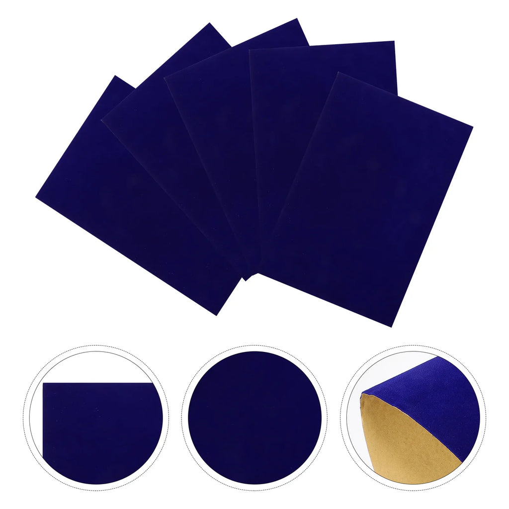 5Sheets Self Adhesive Jewelry Box Liner Durability Protective Felt
