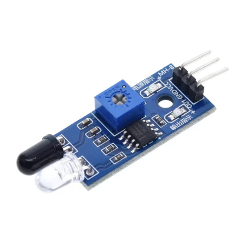 photoelectric reflection sensor, tracking and tracing Intelligent car obstacle avoidance sensor module, infrared tube module Zpaxo Default Title