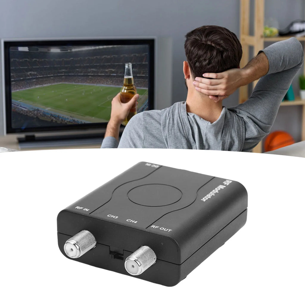 HD RF Modulator Multimedia Interface Stable Sturdy HDM61 1080P PLL