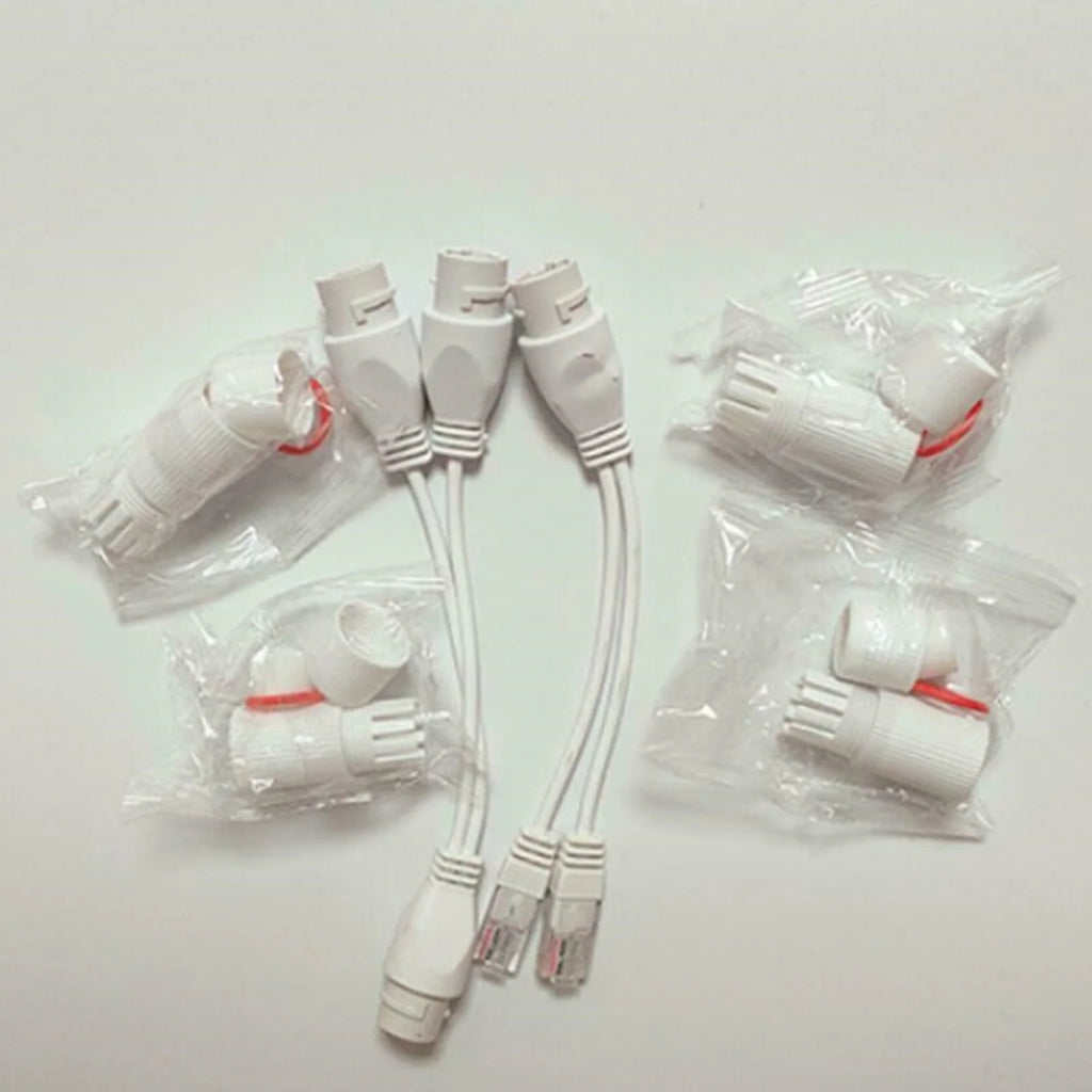 1 2 Adapter Network Splitter Poe Switch Connector Rj45 Outdoor