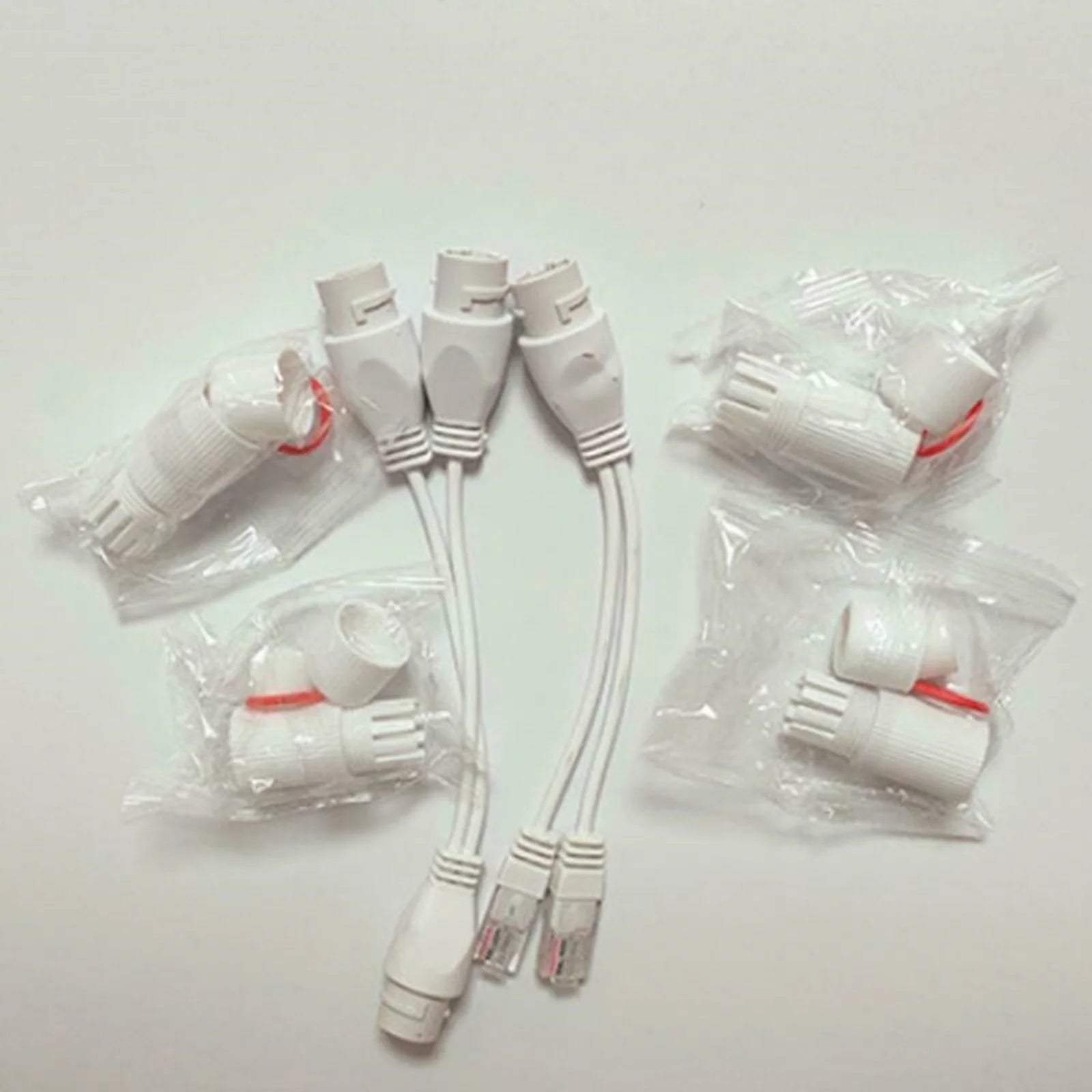 1 2 Adapter Network Splitter Poe Switch Connector Rj45 Outdoor