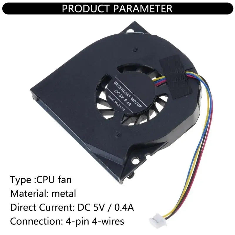 Laptop Spare Parts Mechanical Notebook CPU Cooling Fan 5V 0 4A 4-pin Zpaxo