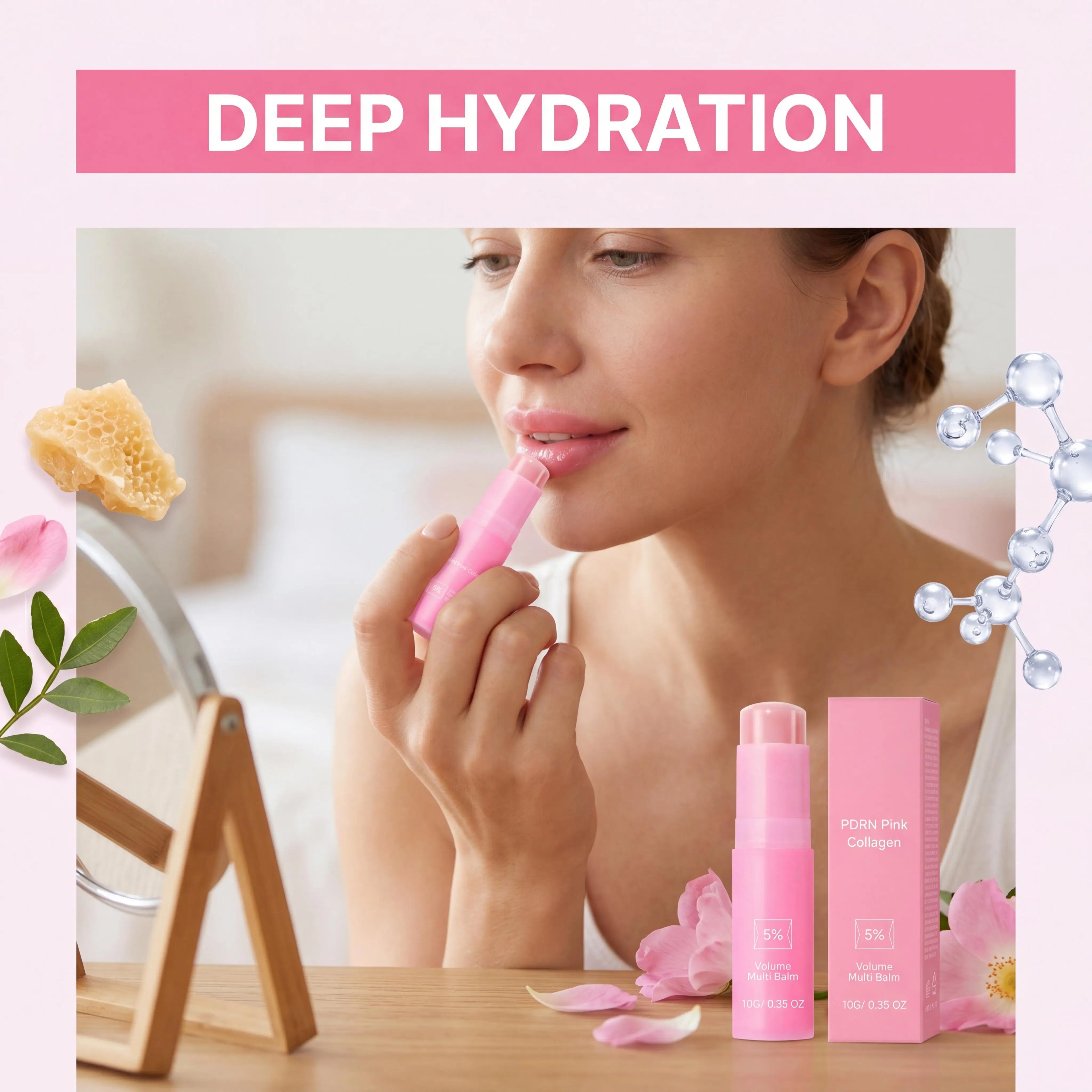 Collagen Multi Balm Stick – Anti-Wrinkle Face & Lip Moisturizer Collagen Balm Stick Zpaxo