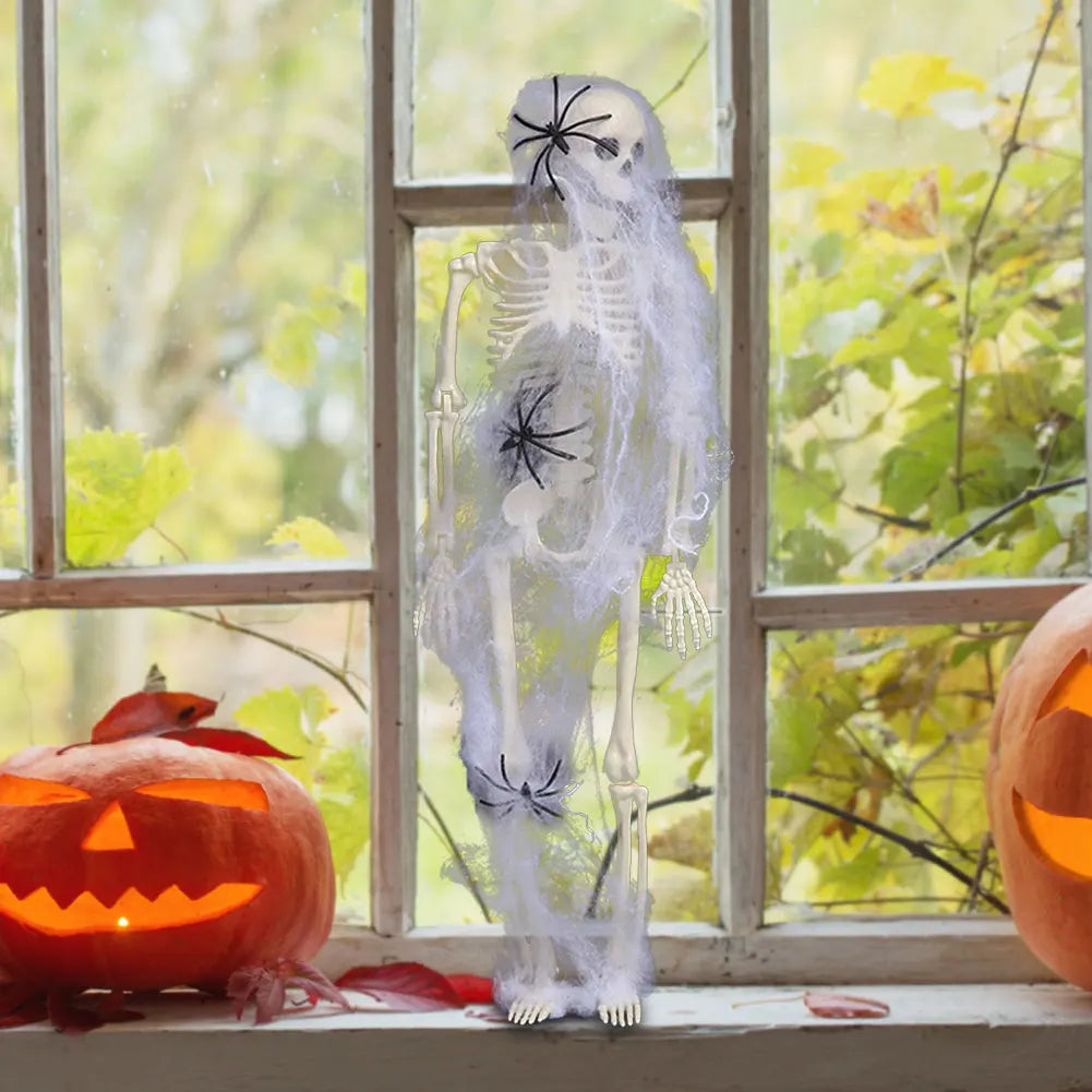 Halloween Skeleton Decoration Full Body Movable Joints Hanging Decor
