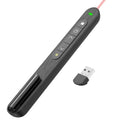 Wireless Presentation Clicker Powerpoint Pen RF 2.4GHz USB Remote Control Flip Pen For Office Supplies Projector PPT Presenter Zpaxo Black