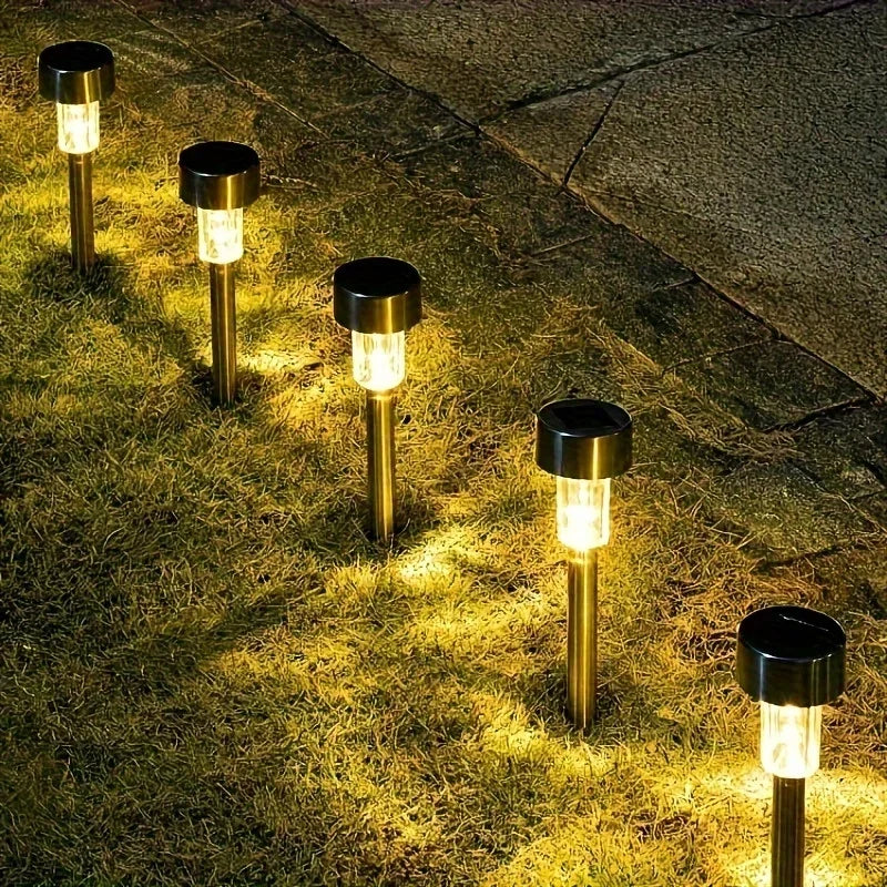 Outdoor Solar Pathway Landscape Lights Waterproof LED Lawn Decorative Zpaxo