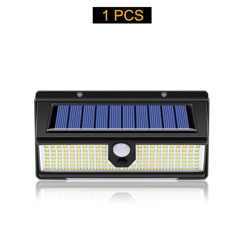Outdoor Solar Lamp Motion Detector 4 Modes Waterproof 190Led Light Zpaxo 1PCS China Mainland