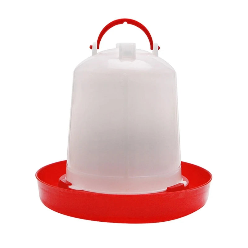 1.5L 2.5L Chook Chicken Feeder Drinker Poultry Aviary Automatic Feeder Waterer Drinker Farm Home Chick Drinking Tool Zpaxo 2.5L