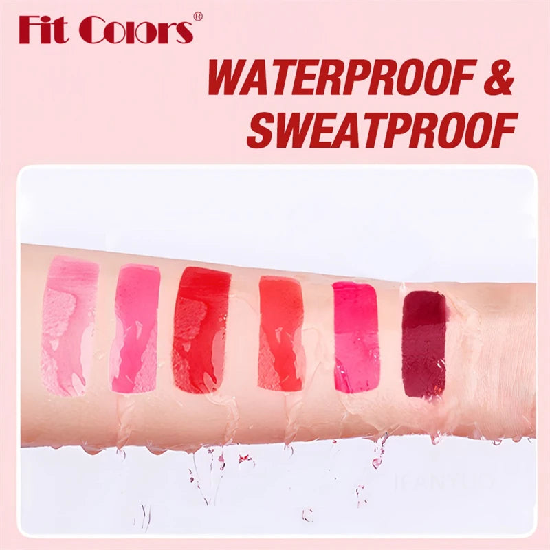 Mirror Jelly Lip Gloss Sexy Red Lip Tint Water Moisturizer Liquid LipGloss Long lasting Moisturizing Natural Lip Beauty Makeup Zpaxo