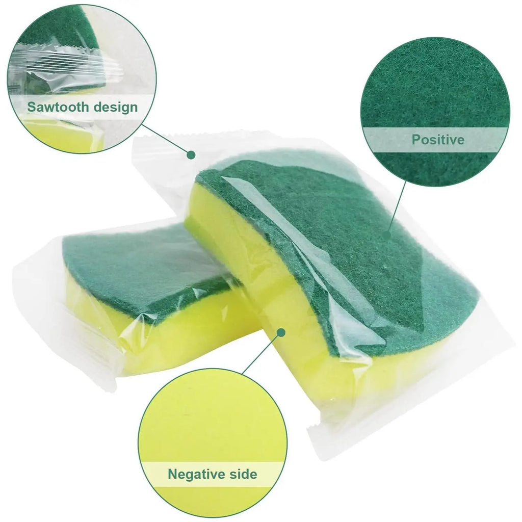 24-Pack Absorbent Kitchen Cleaning Sponges – Individually Wrapped