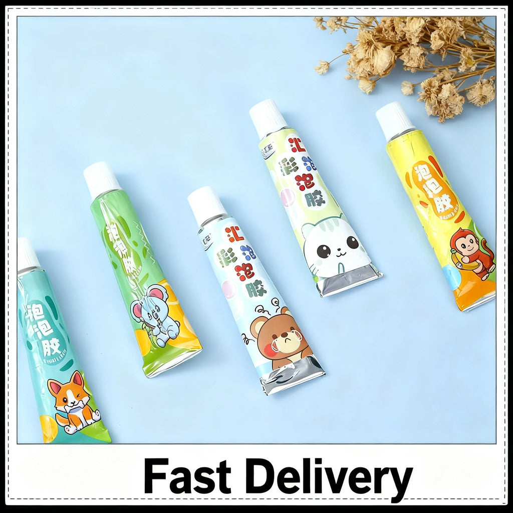 Bubble Blowing Gel Tubes – Kids Party Favors & Carnival Prizes Bubble Blowing Toy Zpaxo