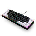 USB Wired Gaming Keyboard 61 Keys Compact Mini Office Desktop