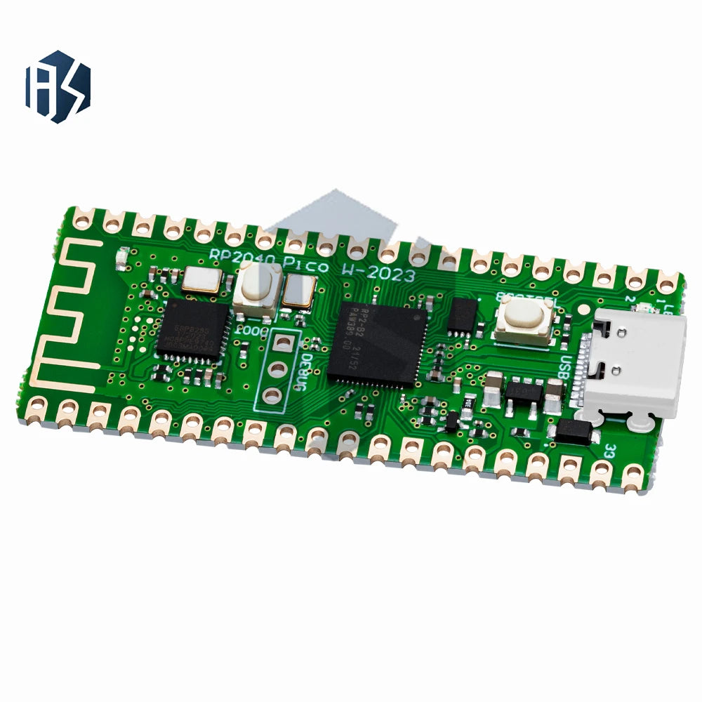 RP2040 Raspberry Pi Pico W Board Wifi Micro Dual-core 264KB ARM Zpaxo