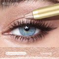 1PC Grey, Sparkle, Luster, Eyeshadow, Eyeshadow Pencil, Waterproof,Highly Pigmented Eye Crayon, Blendable Eye Color Zpaxo 02
