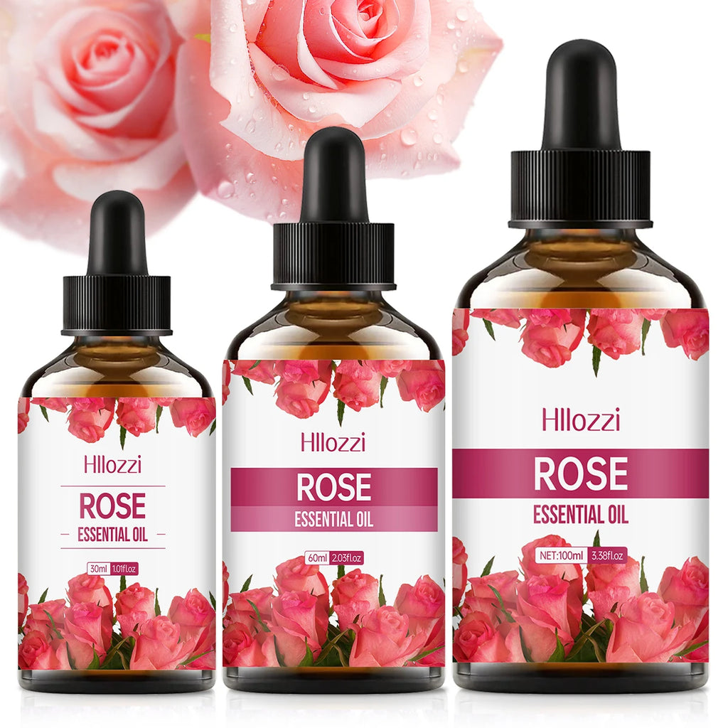 ROSE ESSENTIAL OIL High-quality Moisturizing Nourishing Massage Zpaxo