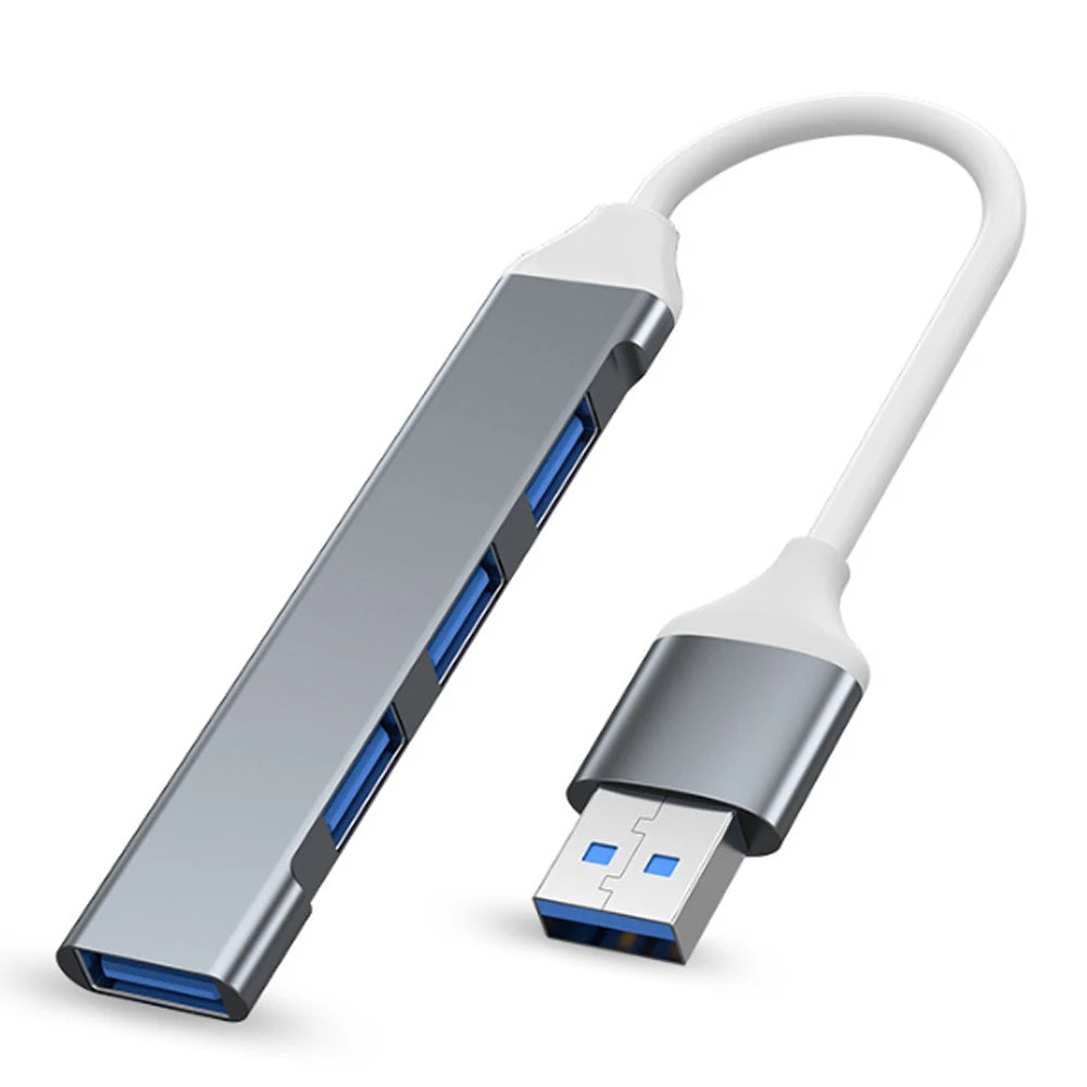USB C HUB 3 0 1 4 Port Multi Splitter Adapter OTG Xiaomi Lenovo Zpaxo USB- Grey