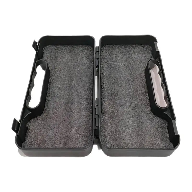 Resilient Microphone Storage Box Featuring Customizable Interior & Convenient Carry Handle Microphone Travel Case Zpaxo
