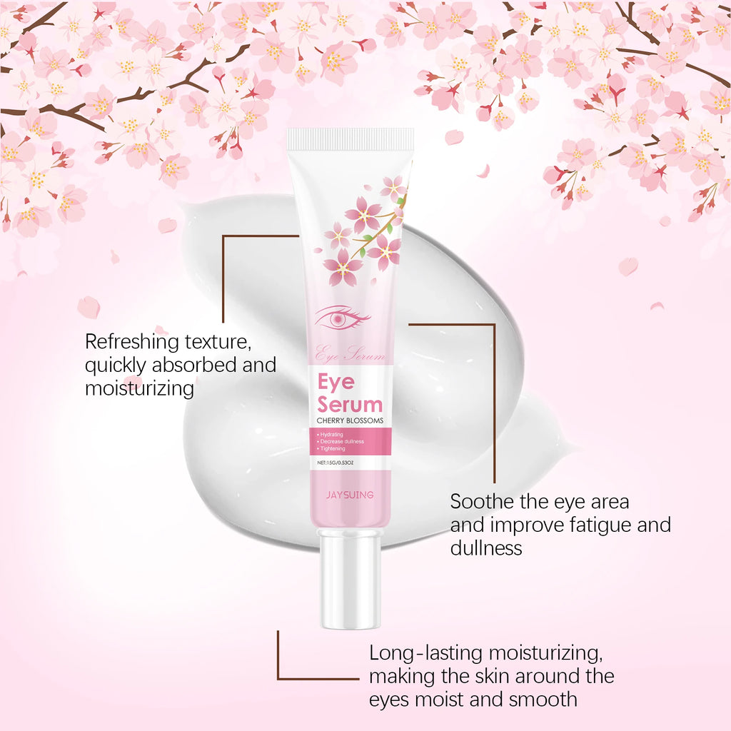 JAYSUING Sakura Eye Serum – Dark Circles & Wrinkle Cream Eye Serum Cream Zpaxo
