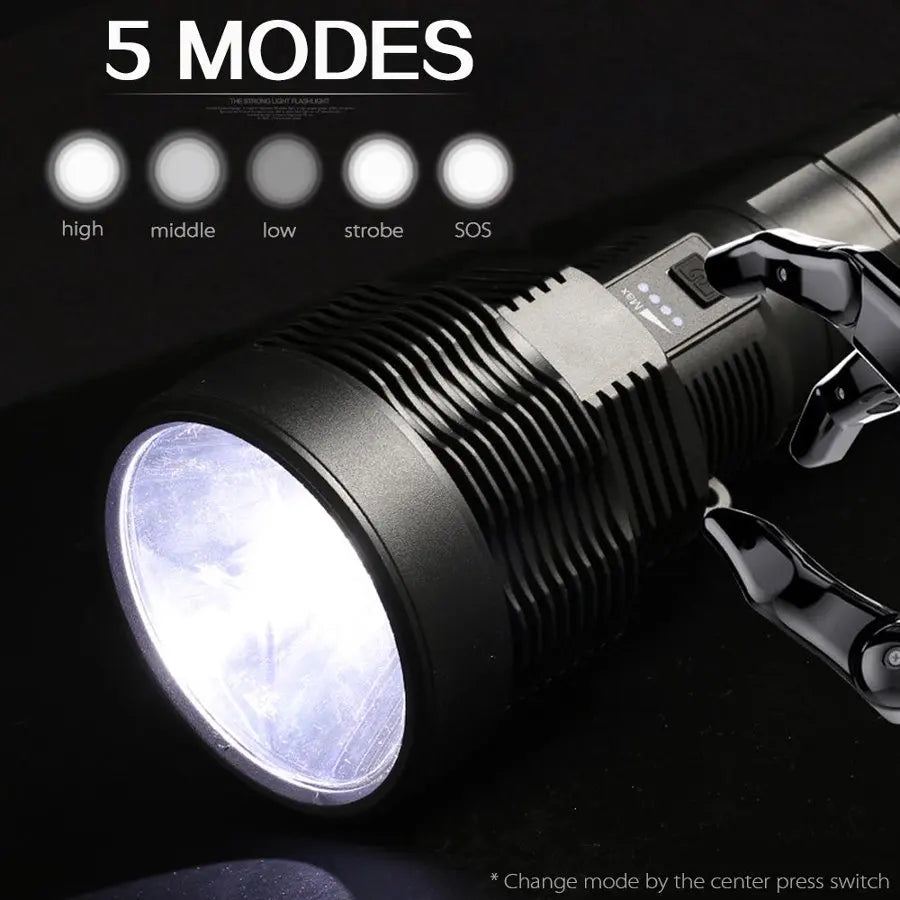 POCKETMAN P50 3800LM Rechargeable LED Flashlight | Waterproof