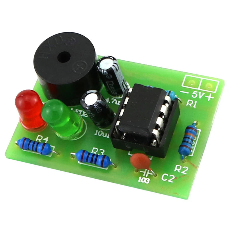 NE555 DIY LED Flasher Signal Generator Circuit PCB Electronics Zpaxo