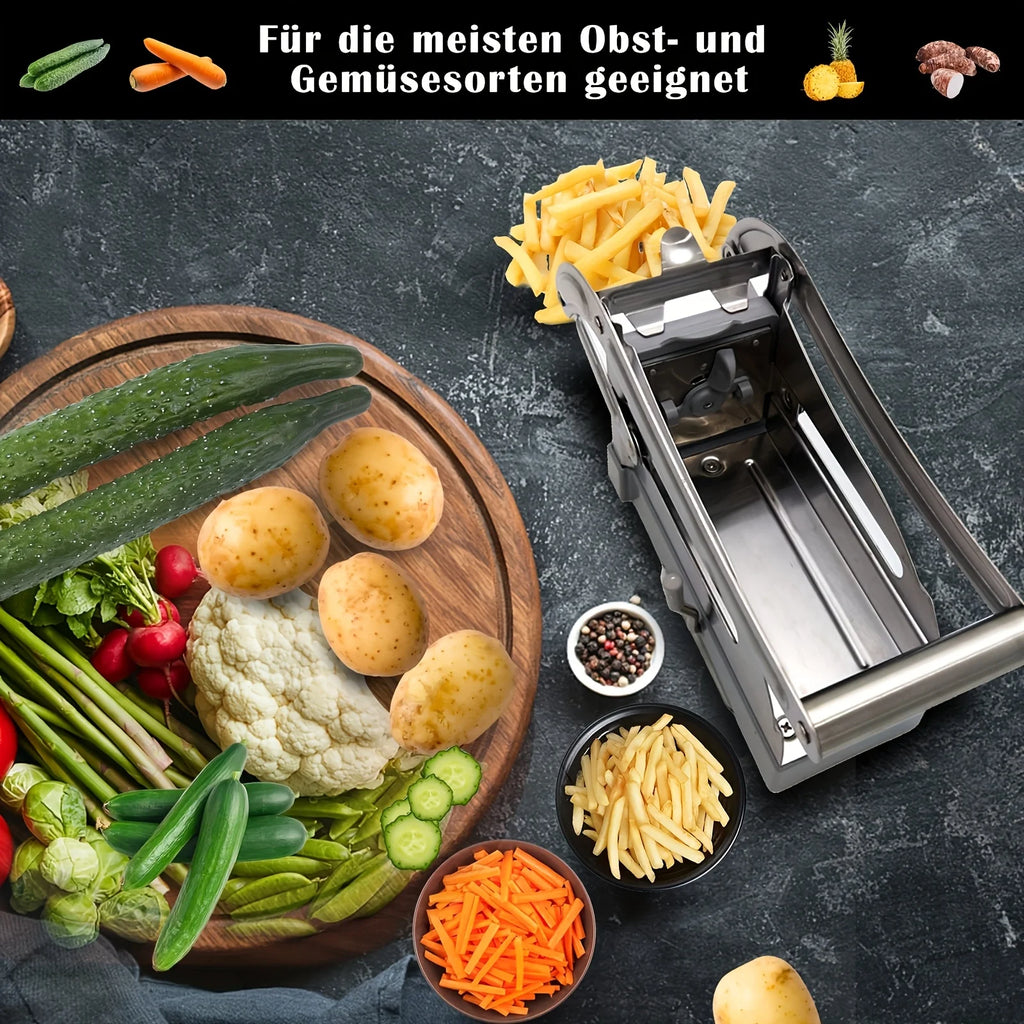 Vegetable Cutter, French Fry Cutter, Stainless Steel Fruit Cutter, French Fry Chopper, Potato Slicer, Vegetable Chopper Zpaxo