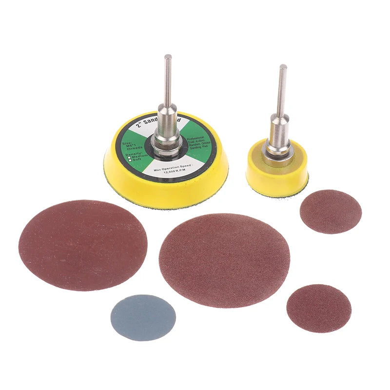 60 1 Sanding Discs Pad Drill Grinder Rotary Tools Backer Plate Zpaxo
