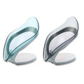 2-Pack Self-Draining Soap Dish with Suction Cup | Leaf Design