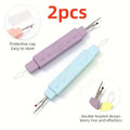 2pcs Dual-Purpose Needle Threader & Thread Picker, Portable with Case, Easy-to-Use for Seniors Zpaxo 2pcs random color