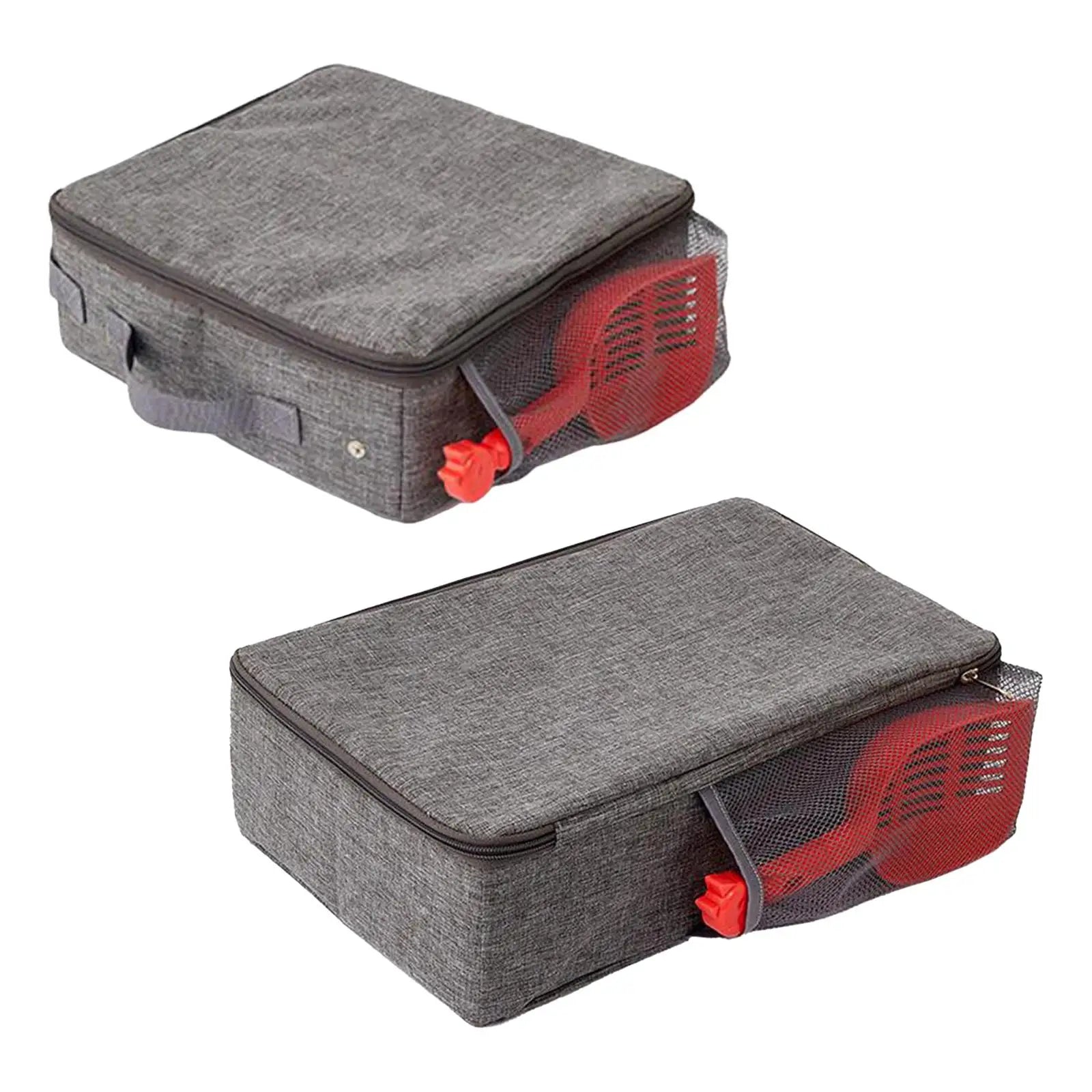 Foldable Cat Litter Box for Travel Cat Litter Box Waterproof with Zipper Lid Zpaxo