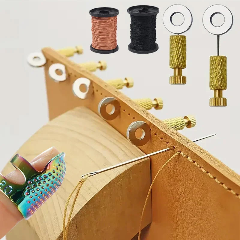 16pcs Leather Suture Positioning Needle Tools Set DIY Suture Fixed Position Needle Leather Fixed Suture Needle Craft Supplies Zpaxo